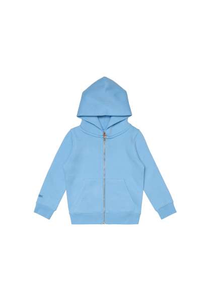 smiler. Kids Zipjacke &quot;mini-grin.&quot; mit Label-Stickerei - hellblau