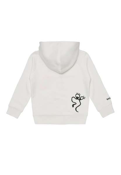 smiler. Kids Zipjacke &quot;mini-grin.&quot; mit Label-Stickerei - weiß