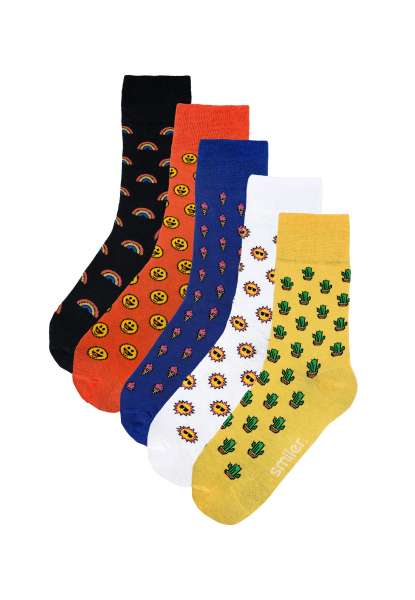5er Pack Icon Socken